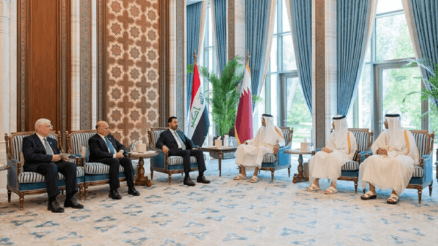 امیر قطر و نخست‌وزیر عراق بر لزوم پایبندی ایران و آمریکا به گفت‌و‌گو و دیپلماسی تأکید کردند