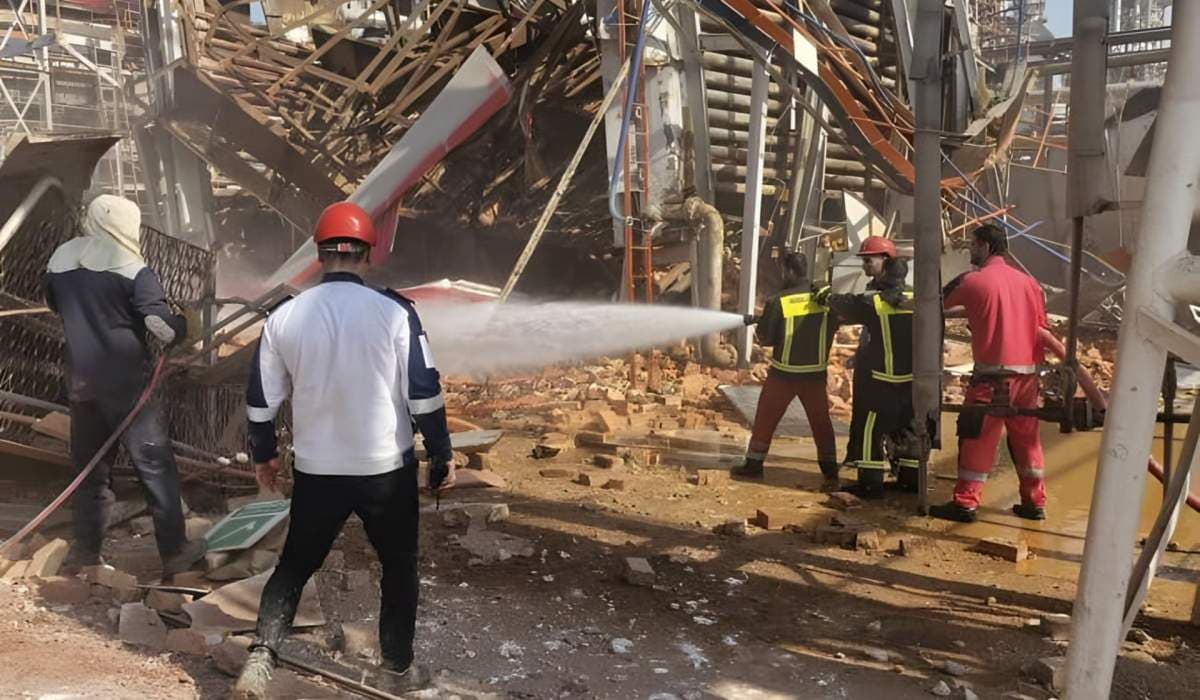 تولید پالایشگاه آبادان پس از رفع نقص فنی ادامه دارد
