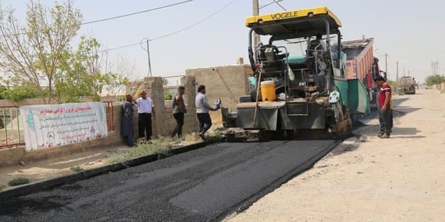 بهسازی معابر روستایی به همت پالایشگاه گاز شهید هاشمی‌نژاد | انرژی نویس