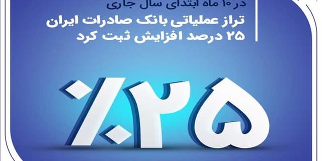 تراز عملیاتی بانک صادرات ایران 25 درصد افزایش ثبت کرد | انرژی نویس