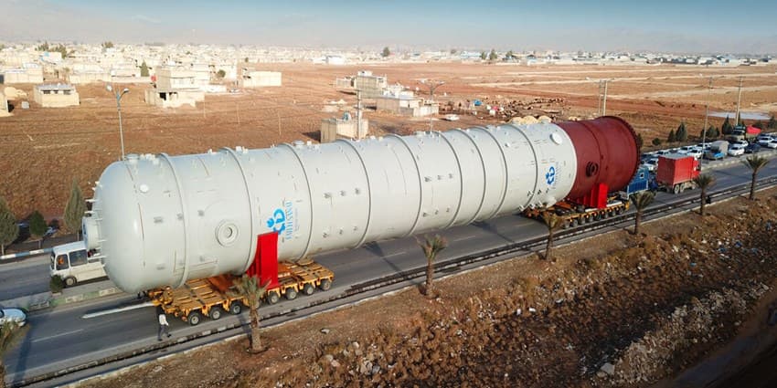 ورود برجهای واحد CCR به شرکت پالایش نفت تهران | انرژی نویس